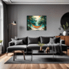 Tropical Beach Hammock Living Room Demo