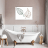Tropical Croton Leaf Bathroom Demo