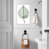 Tropical Croton Leaf Bathroom Demo