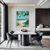 Tropical Seaside Dining Room Demo