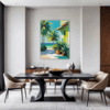 Tropical Seaside Dining Room Demo