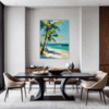 Tropical Seaside Dining Room Demo