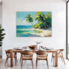 Tropical Seaside Dining Room Demo