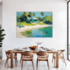 Tropical Seaside Dining Room Demo