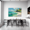 Tropical Seaside Dining Room Demo
