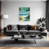 Tropical Seaside Living Room Demo
