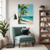 Tropical Seaside Living Room Demo