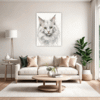 Turkish Angora Cat  Living Room Demo