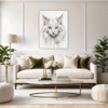 Turkish Angora Cat  Living Room Demo