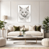 Turkish Angora Cat  Living Room Demo