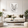 Turkish Angora Cat  Living Room Demo