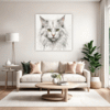 Turkish Angora Cat  Living Room Demo