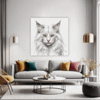 Turkish Angora Cat  Living Room Demo