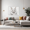 Turkish Angora Cat  Living Room Demo
