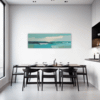 Turquoise Seascape Dining Room Demo