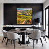 Tuscan Village Scenery Dining Room Demo