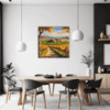 Tuscan Village Scenery Dining Room Demo