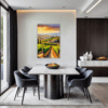 Tuscan Village Scenery Dining Room Demo