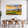 Tuscan Village Scenery Dining Room Demo