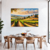 Tuscan Village Scenery Dining Room Demo