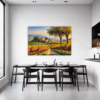 Tuscan Village Scenery Dining Room Demo
