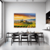 Tuscan Village Scenery Dining Room Demo