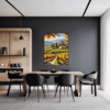 Tuscan Village Scenery Dining Room Demo
