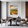 Tuscan Village Scenery Dining Room Demo