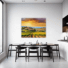 Tuscan Village Scenery Dining Room Demo