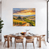 Tuscan Village Scenery Dining Room Demo