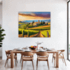 Tuscan Village Scenery Dining Room Demo