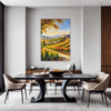 Tuscan Village Scenery Dining Room Demo