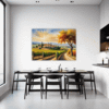 Tuscan Village Scenery Dining Room Demo