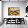 Tuscan Village Scenery Dining Room Demo