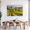 Tuscan Village Scenery Dining Room Demo