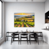Tuscan Village Scenery Dining Room Demo
