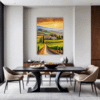 Tuscan Village Scenery Dining Room Demo