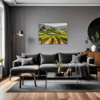 Tuscan Village Scenery Living Room Demo