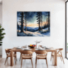 Twilight Fir Starscape Dining Room Demo