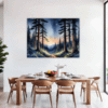 Twilight Fir Starscape Dining Room Demo