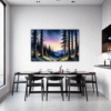 Twilight Fir Starscape Dining Room Demo