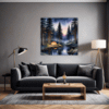 Twilight Fir Starscape Living Room Demo