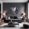 Twilight Fir Starscape Living Room Demo