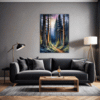 Twilight Fir Starscape Living Room Demo