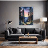 Twilight Fir Starscape Living Room Demo