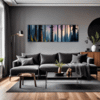 Twilight Fir Starscape Living Room Demo