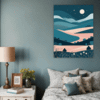 Twinkling Night Slopes Bedroom Demo