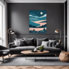 Twinkling Night Slopes Living Room Demo