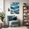 Twinkling Night Slopes Living Room Demo