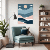 Twinkling Night Slopes Living Room Demo